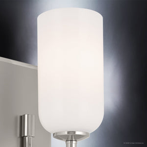 Urban Ambiance - Wall Sconce - UKC20681 New Traditional Indoor Wall Sconce, 13.5''H x 5''W x 6.5''Dep, Polished Nickel Finish, Ironwood Collection -