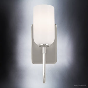 Urban Ambiance - Wall Sconce - UKC20681 New Traditional Indoor Wall Sconce, 13.5''H x 5''W x 6.5''Dep, Polished Nickel Finish, Ironwood Collection -