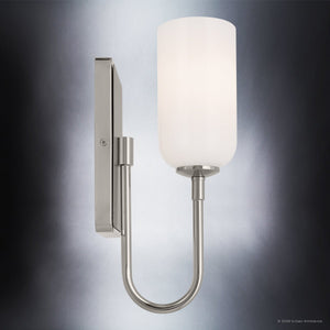 Urban Ambiance - Wall Sconce - UKC20681 New Traditional Indoor Wall Sconce, 13.5''H x 5''W x 6.5''Dep, Polished Nickel Finish, Ironwood Collection -