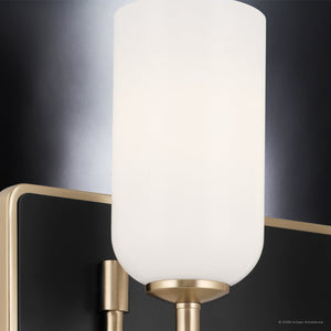 Urban Ambiance - Bath Light - UKC20682 New Traditional Indoor Bath Light, 10.25''H x 14.25''W x 6.5''Dep, Champagne Bronze Finish, Ironwood Collection -