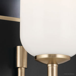 Urban Ambiance - Bath Light - UKC20682 New Traditional Indoor Bath Light, 10.25''H x 14.25''W x 6.5''Dep, Champagne Bronze Finish, Ironwood Collection -