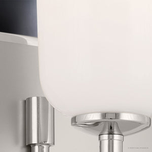 Urban Ambiance - Bath Light - UKC20683 New Traditional Indoor Bath Light, 10.25''H x 14.25''W x 6.5''Dep, Polished Nickel Finish, Ironwood Collection -
