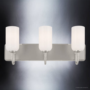 Urban Ambiance - Bath Light - UKC20685 New Traditional Indoor Bath Light, 10.25''H x 24''W x 6.5''Dep, Polished Nickel Finish, Ironwood Collection -