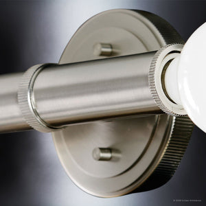 Urban Ambiance - Wall Sconce - UKC20691 Mid-Century Modern Indoor Wall Sconce, 9.75''H x 5''W x 4''Dep, Brushed Nickel Finish, Kingsbury Collection -