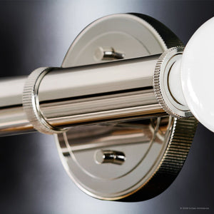 Urban Ambiance - Wall Sconce - UKC20692 Mid-Century Modern Indoor Wall Sconce, 9.75''H x 5''W x 4''Dep, Polished Nickel Finish, Kingsbury Collection -