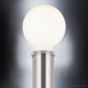 Urban Ambiance - Wall Sconce - UKC20692 Mid-Century Modern Indoor Wall Sconce, 9.75''H x 5''W x 4''Dep, Polished Nickel Finish, Kingsbury Collection -