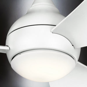 Urban Ambiance - Ceiling Fan - UKC90020 Contemporary Indoor / Outdoor Ceiling Fan, 11''H x 34''W x 34''Dep, Matte White Finish, Vionne Collection - 