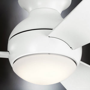 Urban Ambiance - Ceiling Fan - UKC90023 Contemporary Indoor / Outdoor Ceiling Fan, 11''H x 44''W x 44''Dep, Matte White Finish, Vionne Collection - 