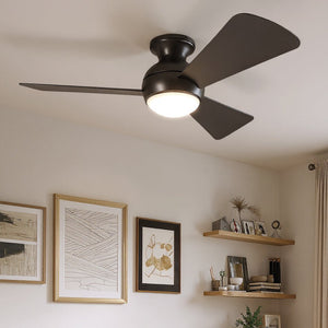 Urban Ambiance - Ceiling Fan - UKC90025 Contemporary Indoor / Outdoor Ceiling Fan, 11''H x 44''W x 44''Dep, Olde Bronze Finish, Vionne Collection - 