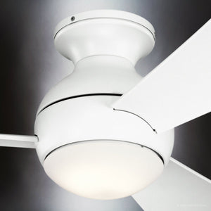 Urban Ambiance - Ceiling Fan - UKC90026 Contemporary Indoor / Outdoor Ceiling Fan, 11''H x 54''W x 54''Dep, Matte White Finish, Vionne Collection - 