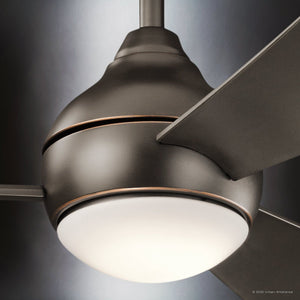 Urban Ambiance - Ceiling Fan - UKC90028 Contemporary Indoor / Outdoor Ceiling Fan, 11''H x 54''W x 54''Dep, Olde Bronze Finish, Vionne Collection - 