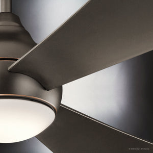 Urban Ambiance - Ceiling Fan - UKC90028 Contemporary Indoor / Outdoor Ceiling Fan, 11''H x 54''W x 54''Dep, Olde Bronze Finish, Vionne Collection - 