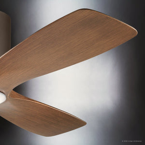 Urban Ambiance - Ceiling Fan - UKC90043 Contemporary Indoor Ceiling Fan, 10.5''H x 48''W x 48''Dep, Satin Natural Bronze Finish, Isalyn Collection - 