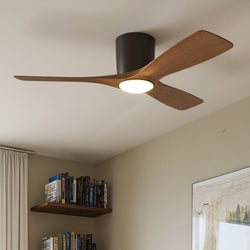 Urban Ambiance - Ceiling Fan - UKC90043 Contemporary Indoor Ceiling Fan, 10.5''H x 48''W x 48''Dep, Satin Natural Bronze Finish, Isalyn Collection - 