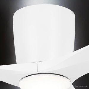 Urban Ambiance - Ceiling Fan - UKC90046 Contemporary Indoor Ceiling Fan, 10.5''H x 54''W x 54''Dep, Matte White Finish, Isalyn Collection - 