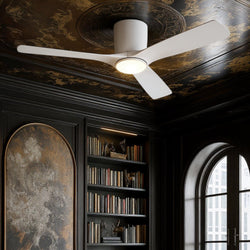 Urban Ambiance - Ceiling Fan - UKC90046 Contemporary Indoor Ceiling Fan, 10.5''H x 54''W x 54''Dep, Matte White Finish, Isalyn Collection - 