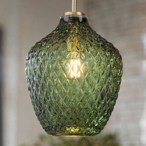 Brushed Brass &amp; Stained Glass