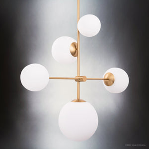 Urban Ambiance - Chandelier - ULB2330 Mid Century Modern Indoor Chandelier, 36.75
