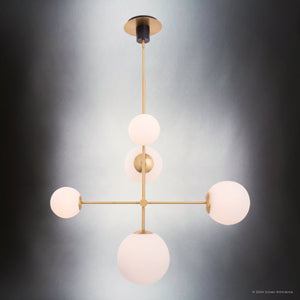 Urban Ambiance - Chandelier - ULB2330 Mid Century Modern Indoor Chandelier, 36.75