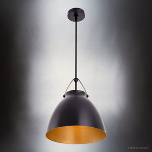 Urban Ambiance - Pendant - ULB2351 Luxe Industrial Indoor Pendant, 14.17