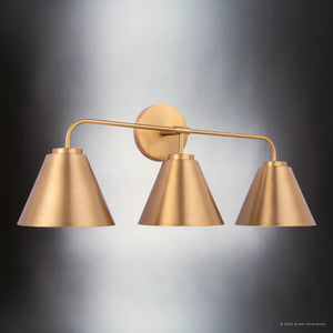 Urban Ambiance - Bath Light - ULB2401 Mid Century Modern Indoor Bath Light, 25.38