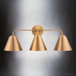 Urban Ambiance - Bath Light - ULB2401 Mid Century Modern Indoor Bath Light, 25.38