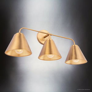 Urban Ambiance - Bath Light - ULB2401 Mid Century Modern Indoor Bath Light, 25.38
