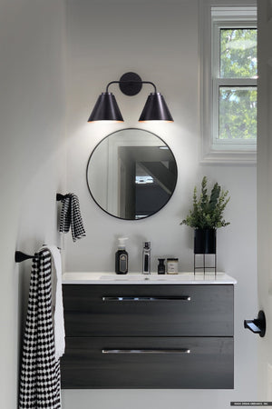 Urban Ambiance - Bath Light - ULB2402 Mid Century Modern Indoor Bath Light, 16
