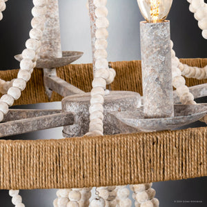 Urban Ambiance - Chandelier - ULB2420 Coastal Indoor Chandelier, 23.6