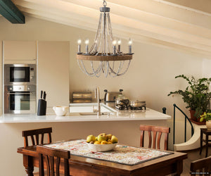Urban Ambiance - Chandelier - ULB2420 Coastal Indoor Chandelier, 23.6
