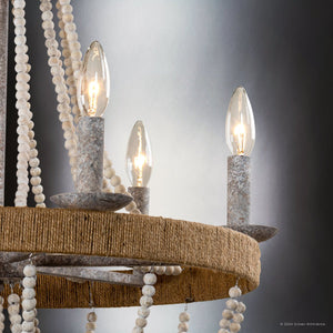 Urban Ambiance - Chandelier - ULB2420 Coastal Indoor Chandelier, 23.6