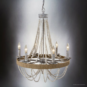 Urban Ambiance - Chandelier - ULB2420 Coastal Indoor Chandelier, 23.6