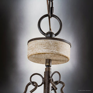 Urban Ambiance - Chandelier - ULB2422 Farmhouse Indoor Chandelier, 20.5