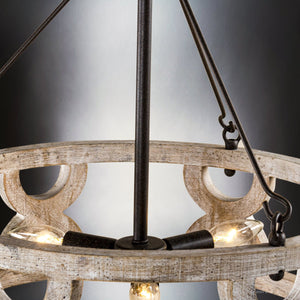 Urban Ambiance - Chandelier - ULB2422 Farmhouse Indoor Chandelier, 20.5