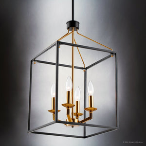 Urban Ambiance - Chandelier - ULB2435 Modern Farmhouse Indoor Chandelier, 12