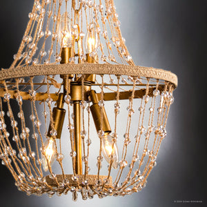 Urban Ambiance - Chandelier - ULB2447 Cosmopolitan Indoor Chandelier, 16.54