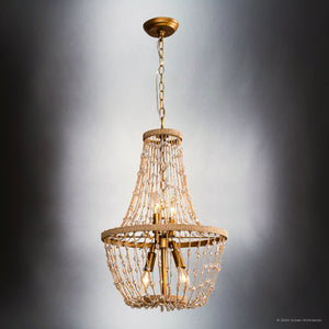 Urban Ambiance - Chandelier - ULB2447 Cosmopolitan Indoor Chandelier, 16.54