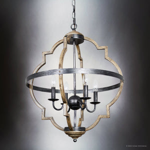 Urban Ambiance - Chandelier - ULB2453 Tuscan Indoor Chandelier, 20.5