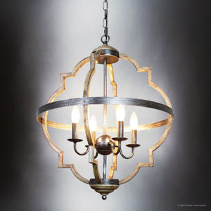 Urban Ambiance - Chandelier - ULB2453 Tuscan Indoor Chandelier, 20.5