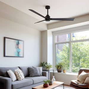 Urban Ambiance - Ceiling Fan - UMC9011 Minimalist Indoor/Outdoor Ceiling Fan, 8