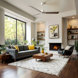 Urban Ambiance - Ceiling Fan - UMC9027 Modern Indoor/Outdoor Ceiling Fan, 8