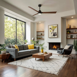 Urban Ambiance - Ceiling Fan - UMC9060 Modern Farmhouse Indoor/Outdoor Ceiling Fan, 8