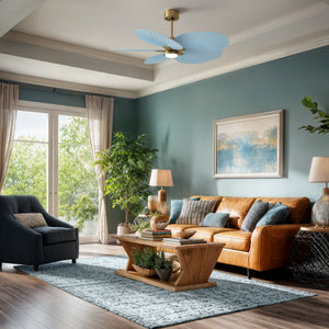 Urban Ambiance - Ceiling Fan - UMC9091 Bohemian Indoor/Outdoor Ceiling Fan, 8
