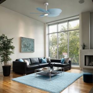 Urban Ambiance - Ceiling Fan - UMC9094 Scandinavian Indoor/Outdoor Ceiling Fan, 8