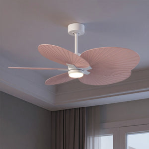 Urban Ambiance - Ceiling Fan - UMC9099 Contemporary Indoor/Outdoor Ceiling Fan, 8" (Plus Downrod) H x 48" W x 48" D, Matte White Finish, Pelmere Collection - 