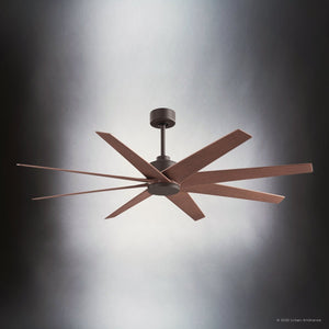 Urban Ambiance - Ceiling Fan - UMC9118 Mid Century Modern Indoor/Outdoor Ceiling Fan, 8.5