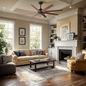 Urban Ambiance - Ceiling Fan - UMC9118 Mid Century Modern Indoor/Outdoor Ceiling Fan, 8.5