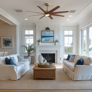 Urban Ambiance - Ceiling Fan - UMC9128 Modern Indoor/Outdoor Ceiling Fan, 9