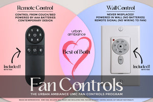 Urban Ambiance - Ceiling Fan - UMC9130 Modern Indoor/Outdoor Ceiling Fan, 9