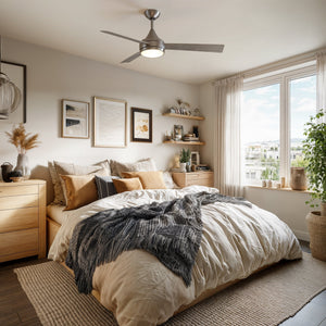 Urban Ambiance - Ceiling Fan - UMC9176 Scandinavian Indoor/Outdoor Ceiling Fan, 9
